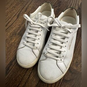 YSL Yves Saint Laurent Woman’s Sneaker Green Snake Skin Heel Design